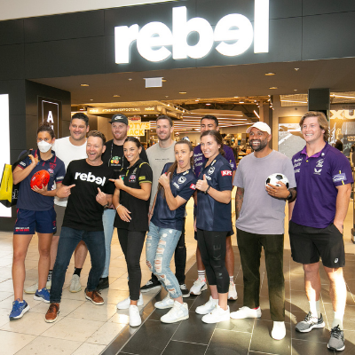 Sport legends welcome a brand new store