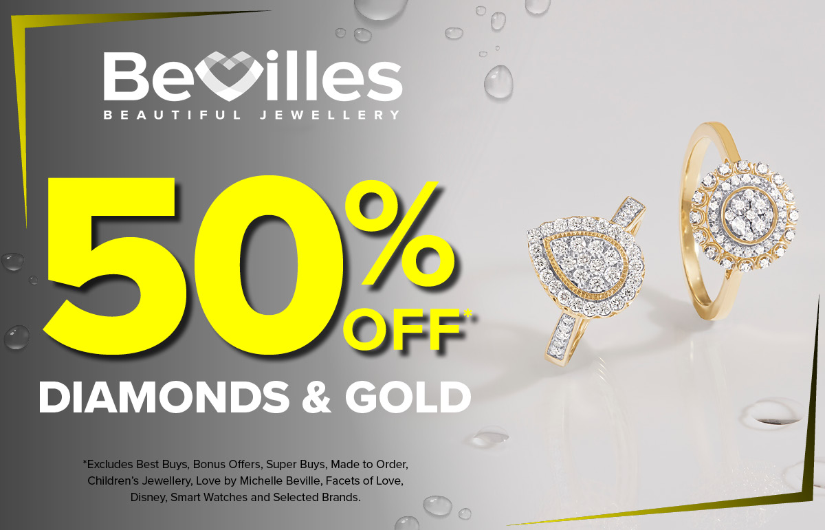 Bevilles Jewellers - 50% off Gold & Diamonds