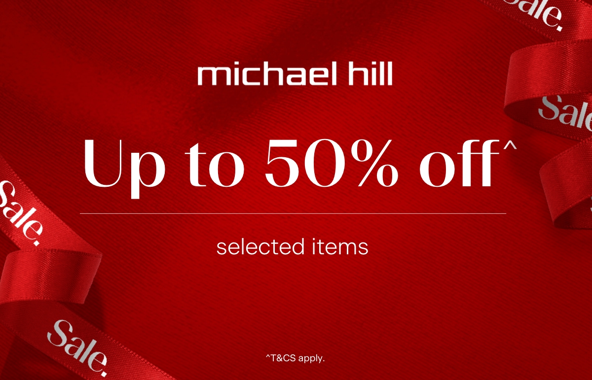 Up to 50% off* selected items at Michael Hill