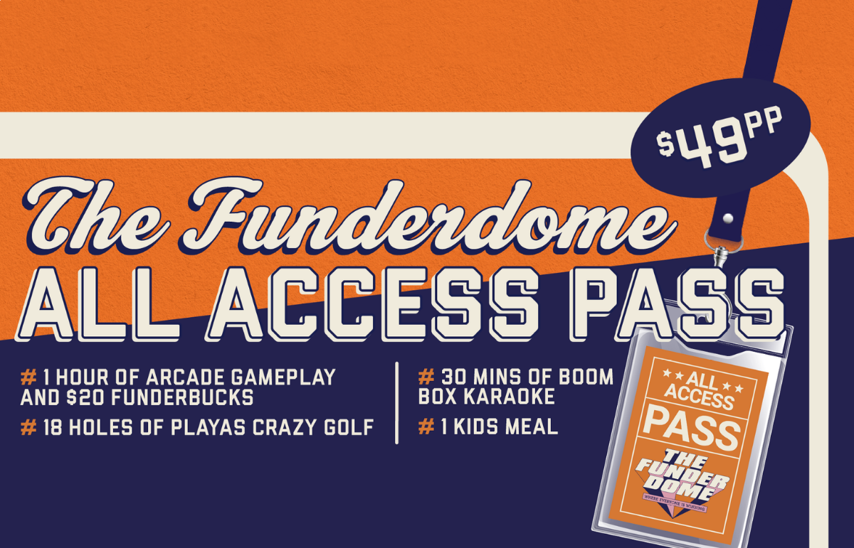 The Funderdome's All Access Pass will have the kids entertained for hours! 